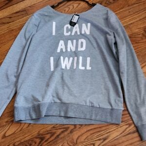 B. Boutique by Evergreen - I can and  I will  - T shirt New  Size XL